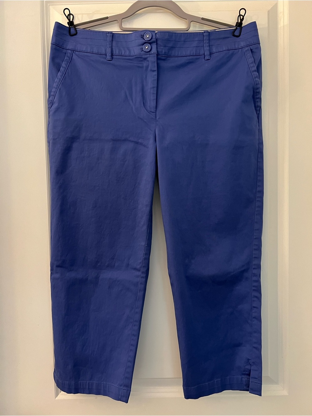 Covington Cobalt Blue Cropped Casual Pants - Like New